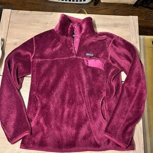 Patagonia Maroon Fleece Pullover